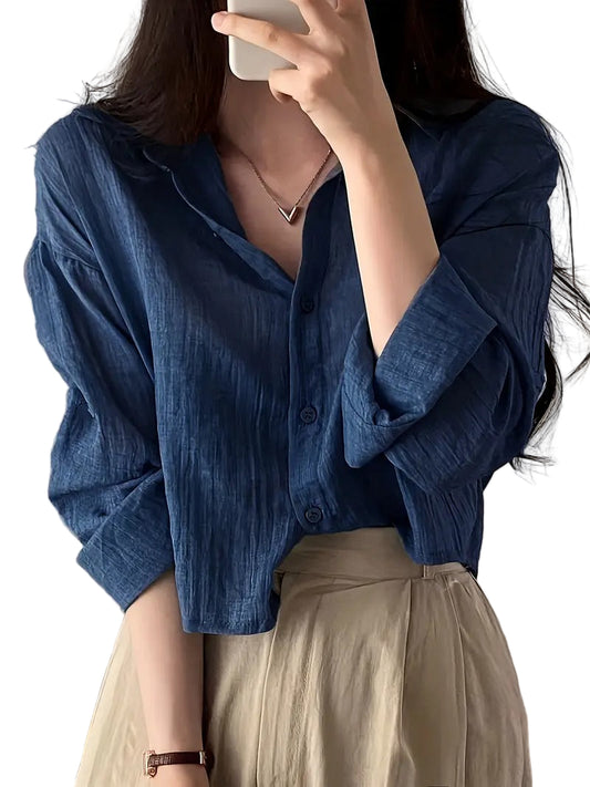 Casual Summer Long Sleeve Shirt